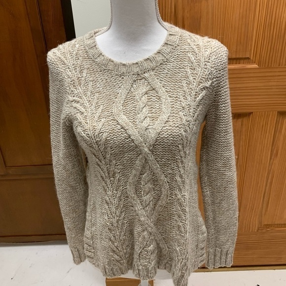 MADEWELL Firelight marled pullover sweater XS 10.5 in side slit wool blend - Picture 5 of 9